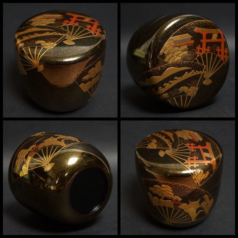 正規品新品 ヤフオク! - 輪島塗 蒔絵師 蓑輪一星一星作 蓬来山蒔絵硯箱