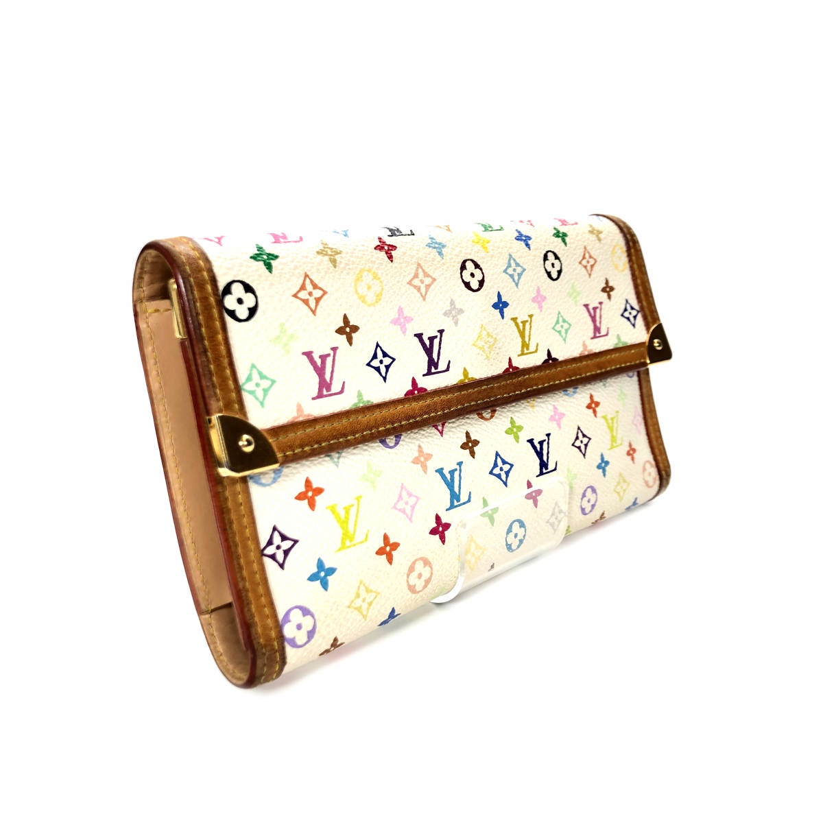 LOUIS VUITTON ルイヴィトン モノグラムマルチカラー ポルトトレゾール