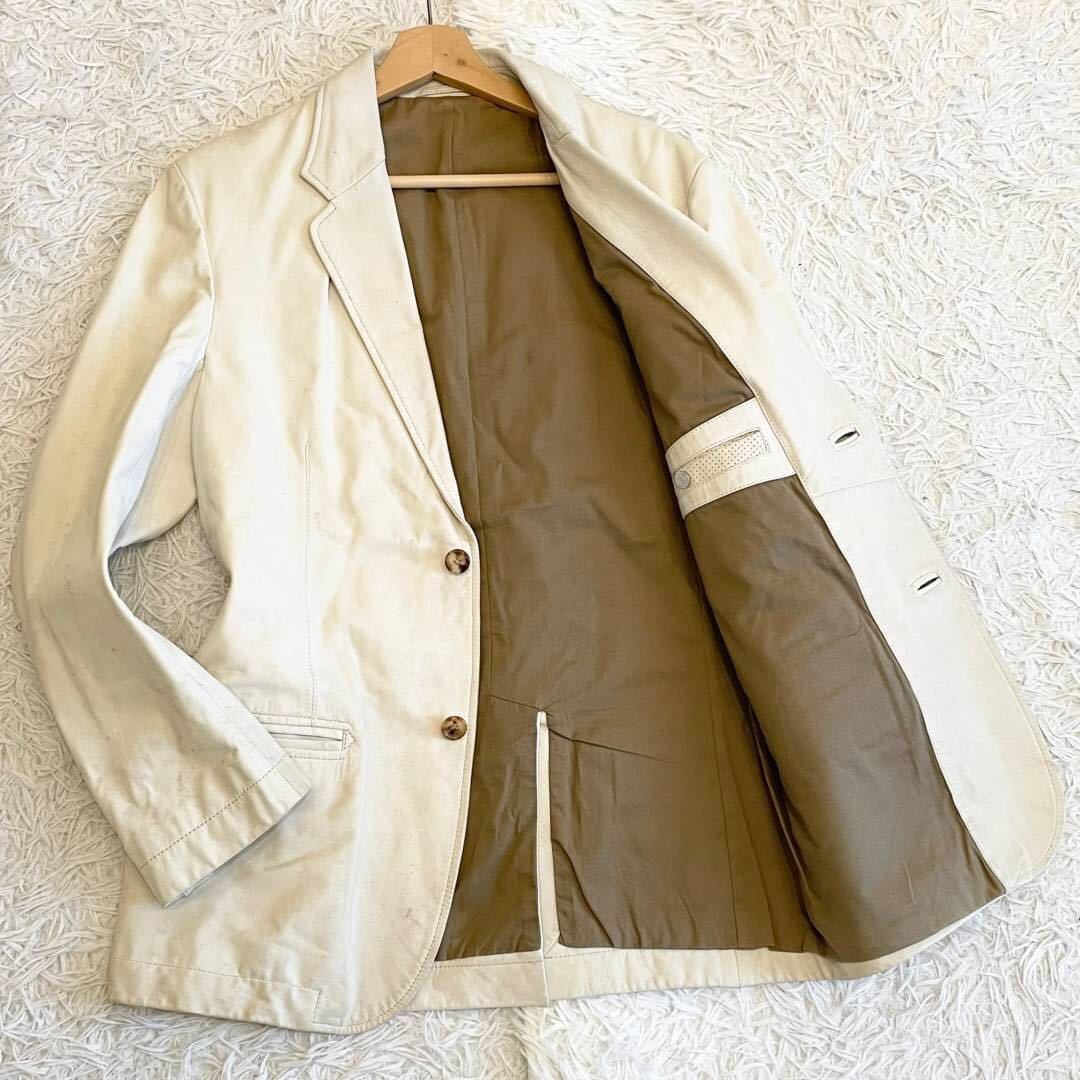 美品】ダンヒル『上質な素材とデザイン』dunhill レザー テーラード