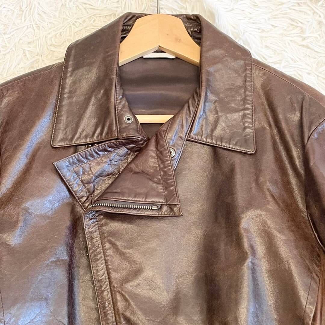 極美品】ポールスミス『極上の逸品』Paul Smith 最高級馬革 ライダース