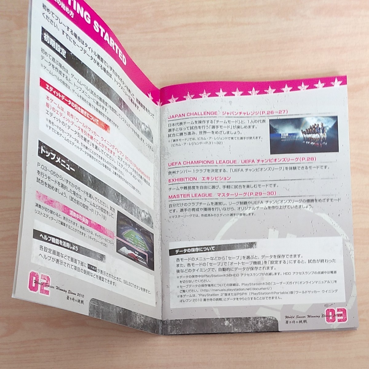 PS3ソフト ウイニングイレブン2010蒼き侍の挑戦