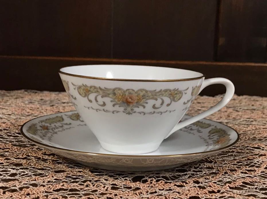 オールドノリタケ カップ&ソーサー Noritake ローレンス□昭和レトロ