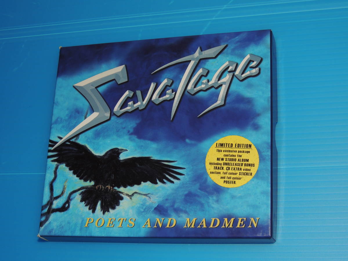 Used CD 輸入盤 サヴァタージ Savatage『ポエッツ・アンド・マッドメン』- Poets and Madmen (2001年)リミテッドエディション全13曲