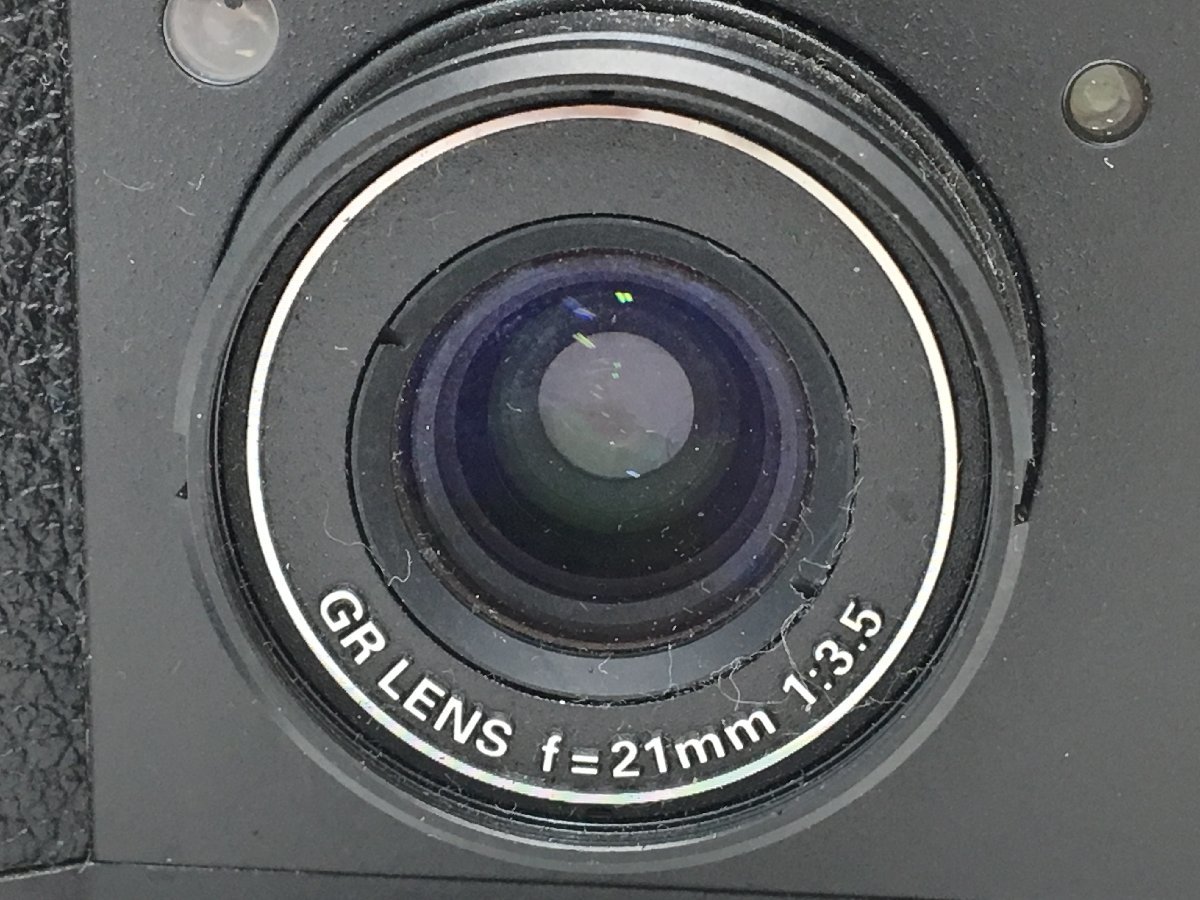 RICHO GR21 / GRLENS f=21mm 1:3.5 コンパクト フィルムカメラ ジャンク 中古 _画像2