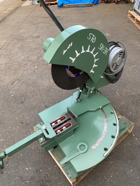 ☆昭和機械 高速切断機 SK-3R 砥石405mm モーター3.7Kw 整備済 角度