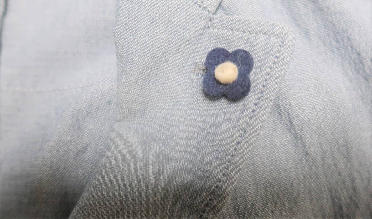 LARDINI ラルディーニ 三つ釦 綿シャツジャケット サイズ ４２ カラー 