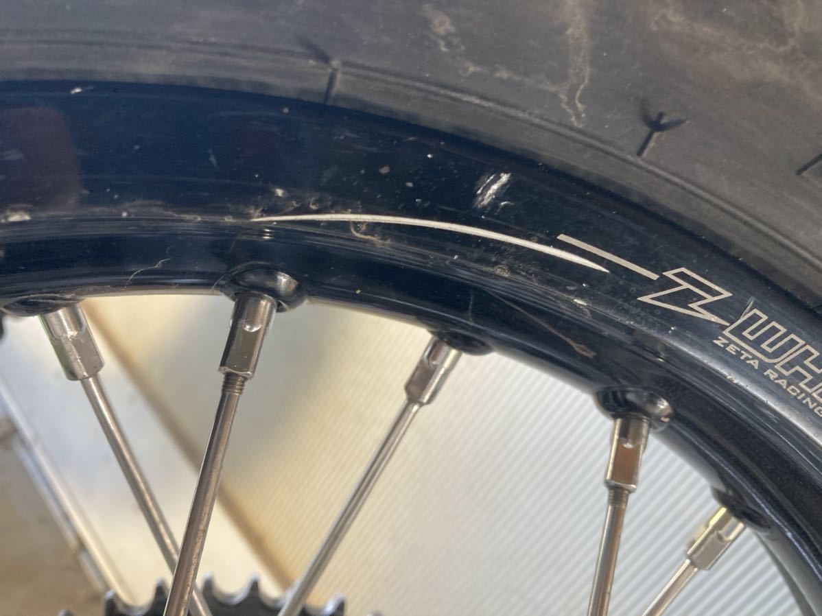 dトラッカー125 ホイールセット オフロード 17/14インチ ホイールのみ