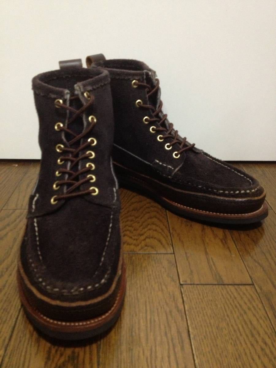 RUSSELL MOCCASIN ラッセルモカシン 青タグ ラフアウト ブーツ 9E ...