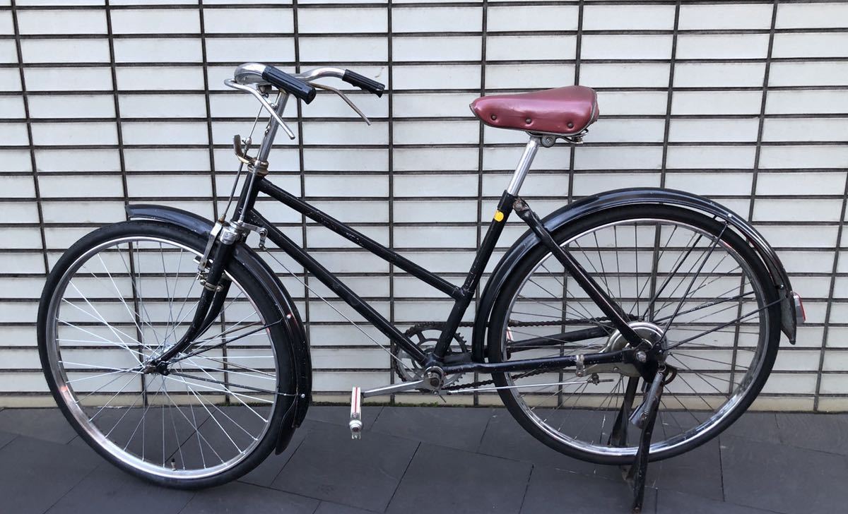 海外並行輸入正規品自転車実用自転車 レトロ 昭和 郵政自転車 ロッドブレーキ ビンテージ自転車