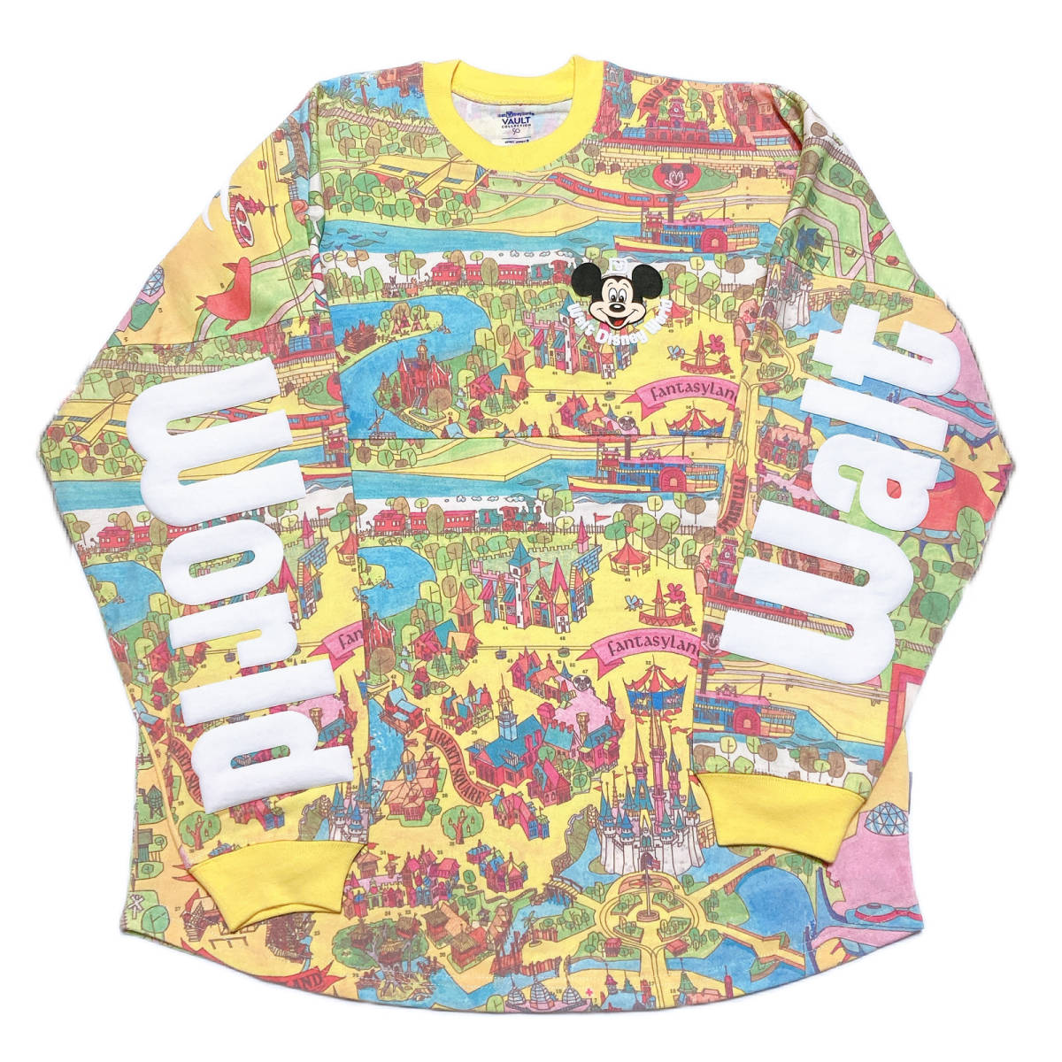 日本 XLサイズ【未使用・タグ付】WDW 50th MAP Spirit Jersey【送料無料・匿名配送】マップ スピリットジャージー 50周年  海外ディズニー