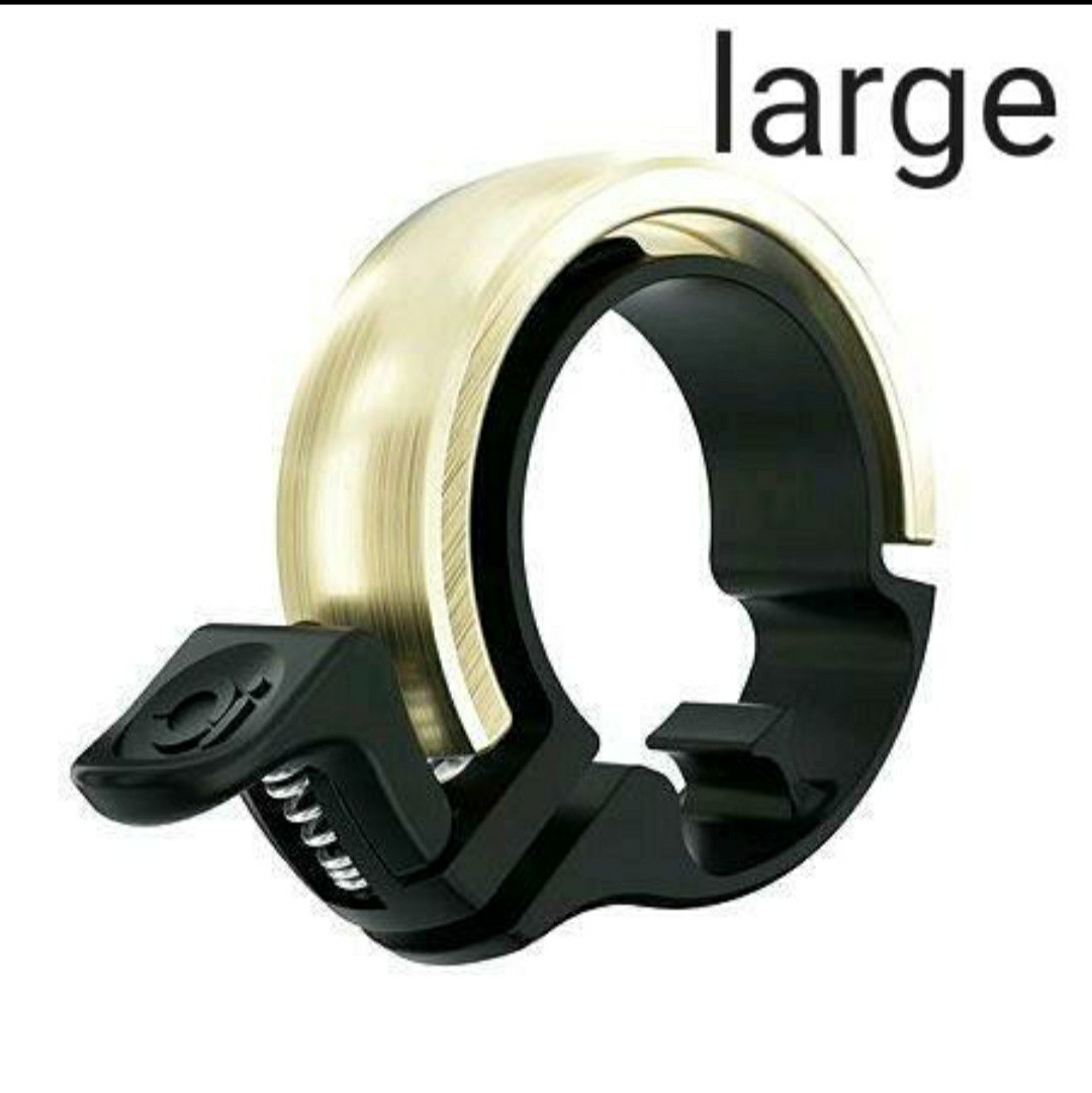 【新品】自転車用ベル・KNOG（ノグ）OI ベル BRASS（Large)