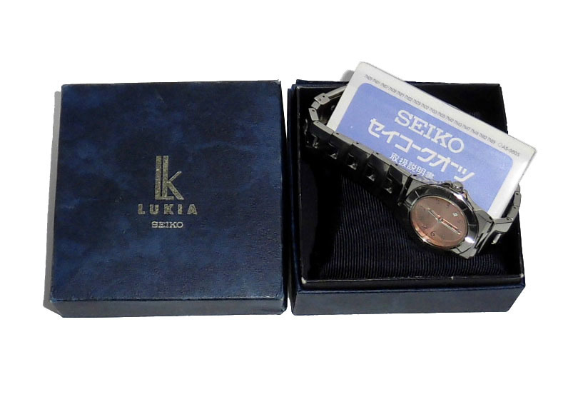 電池交換済 SEIKO セイコー LUKIA ルキア ステンレス 腕時計 7N82_画像1