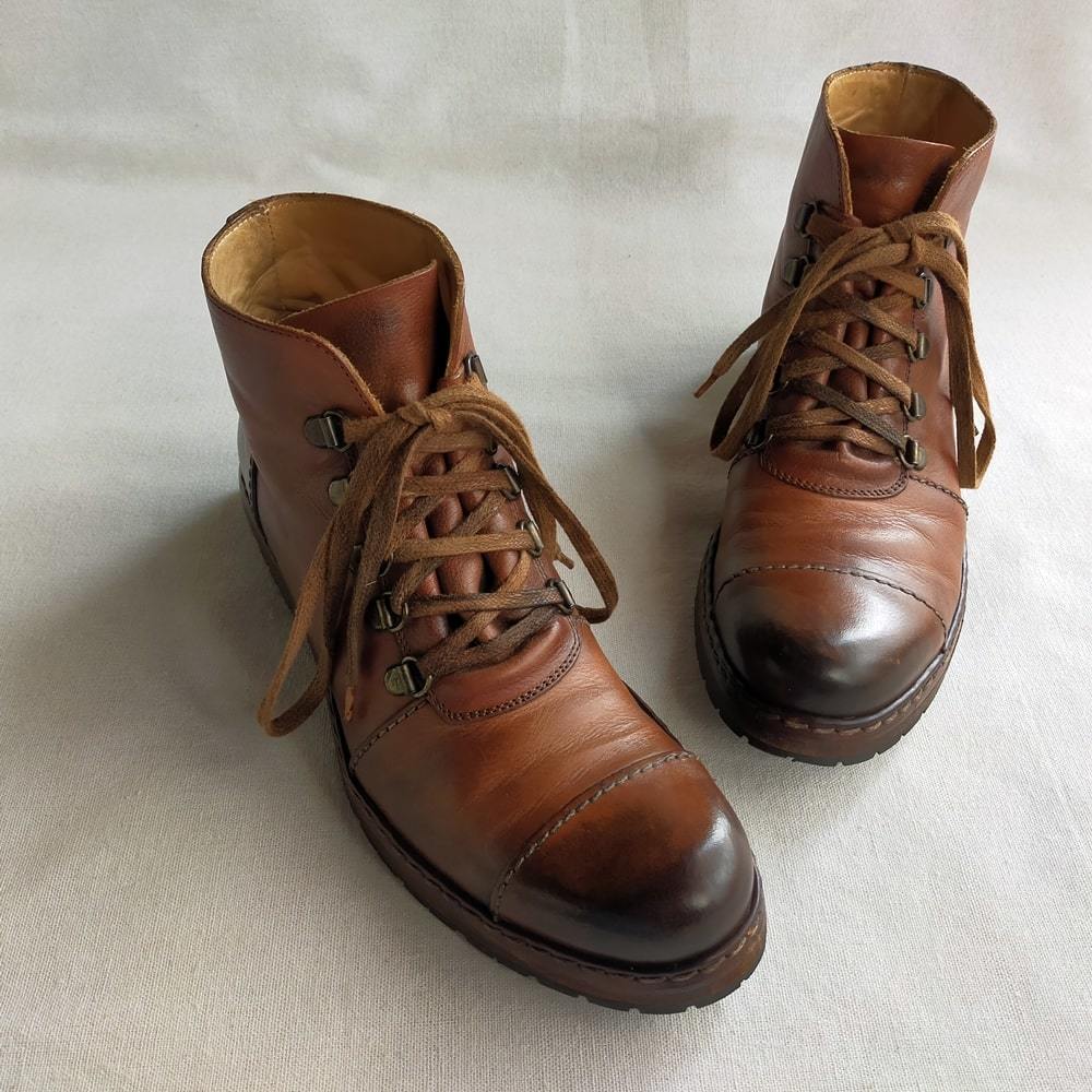 officine creative ショート ブーツ 37 23.5cm ワークブーツ 革靴 茶色 