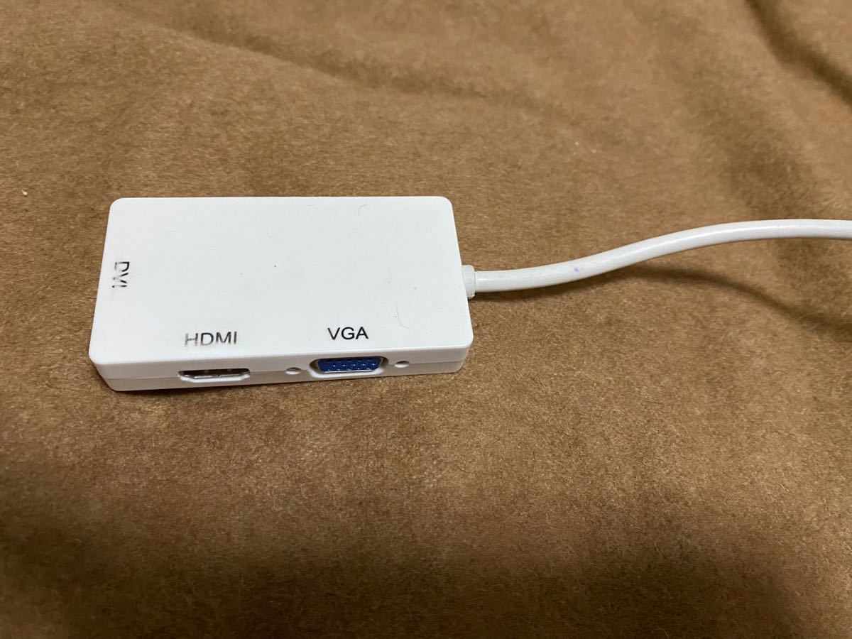 Mac 変換アダプタ　 HDMI DVI VGA 