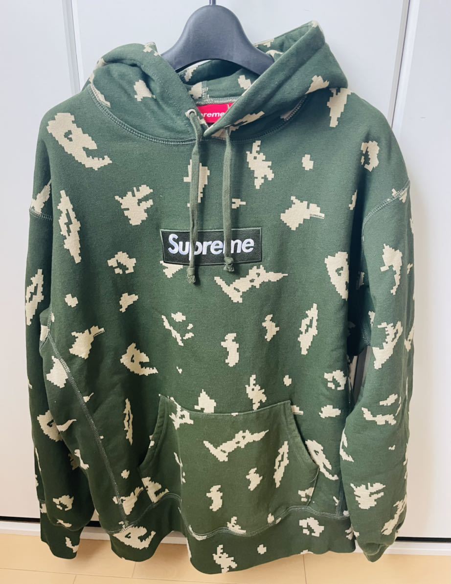 SUPREME BOX LOGO HOODED SWEATSHIRT カモフラ迷彩CAMO Mサイズ