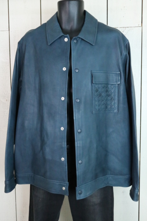 21AW限定品!【新品】☆CALEE:シープスキン シャツジャケット XL