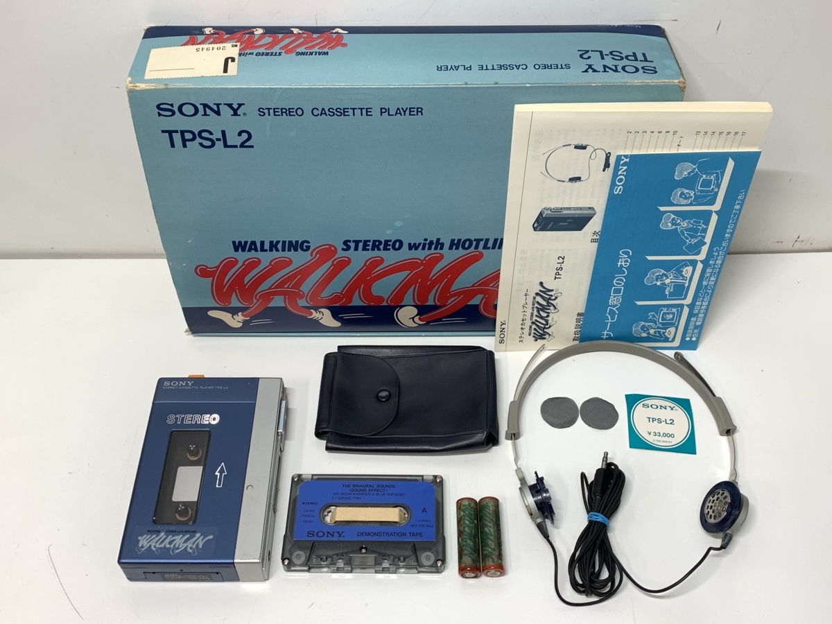 ヤフオク! - 【通電のみ確認】SONY TPS-L2 初代ウォークマン＜...