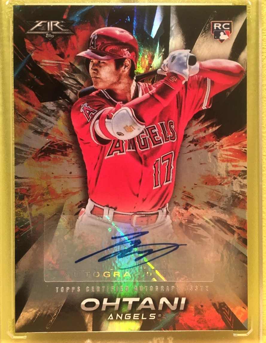 Yahoo!オークション - 大谷翔平 ルーキー直筆サインカード 2018 Topps