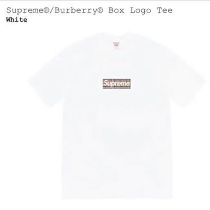 メール便不可】 国内正規品 Supreme 22ss Burberry Box Logo Tee White