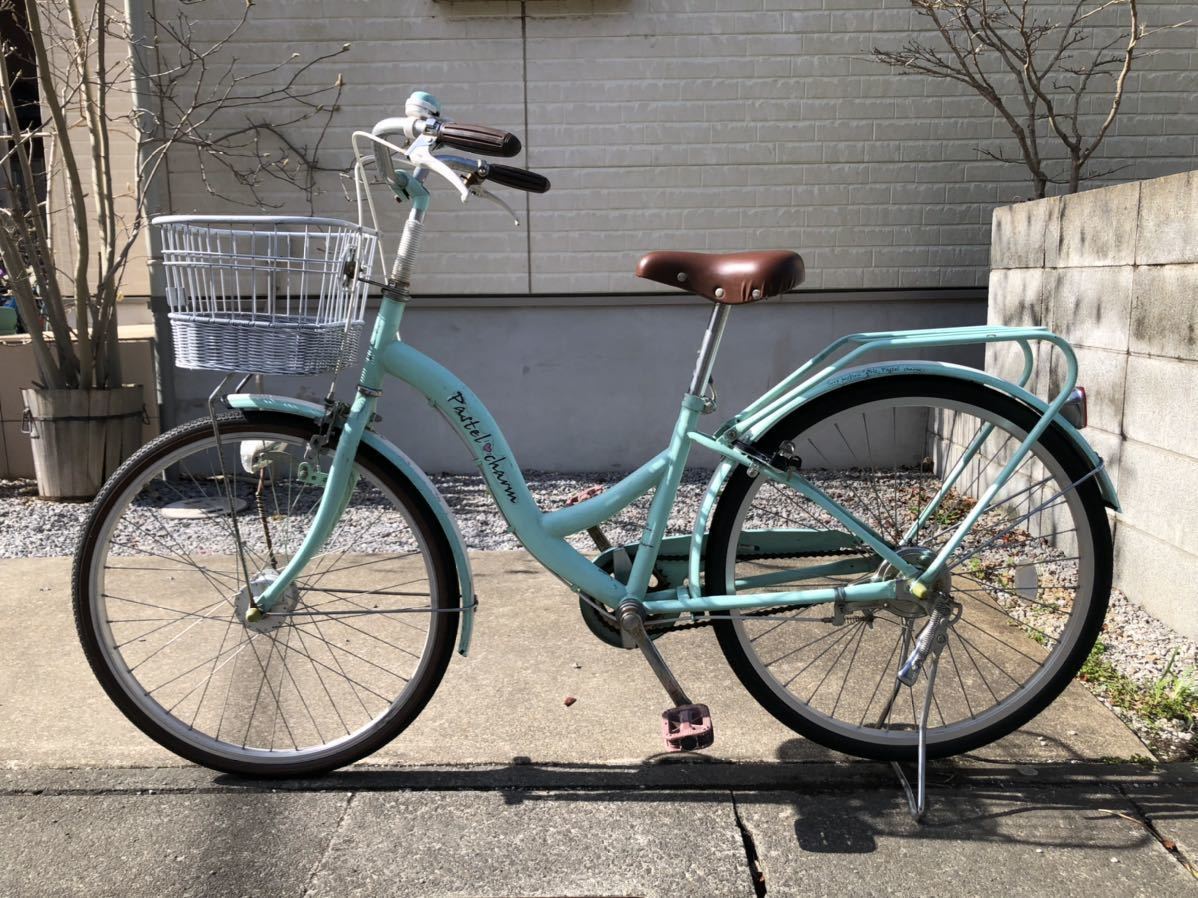ヤフオク! - 【手渡し限定 越谷市】24インチ 子供用自転車 パステルチ...