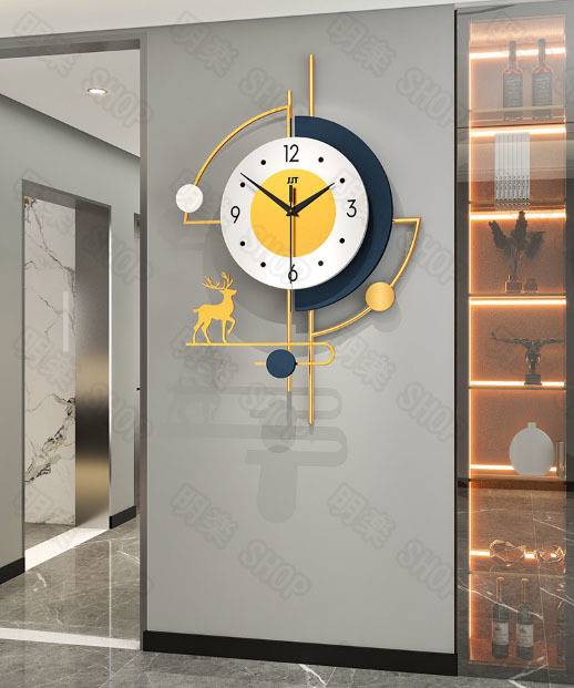  21184- 馴鹿 ヨーロッパ風 壁掛け時計 デザイン インテリア 壁飾り おしゃれ_画像2