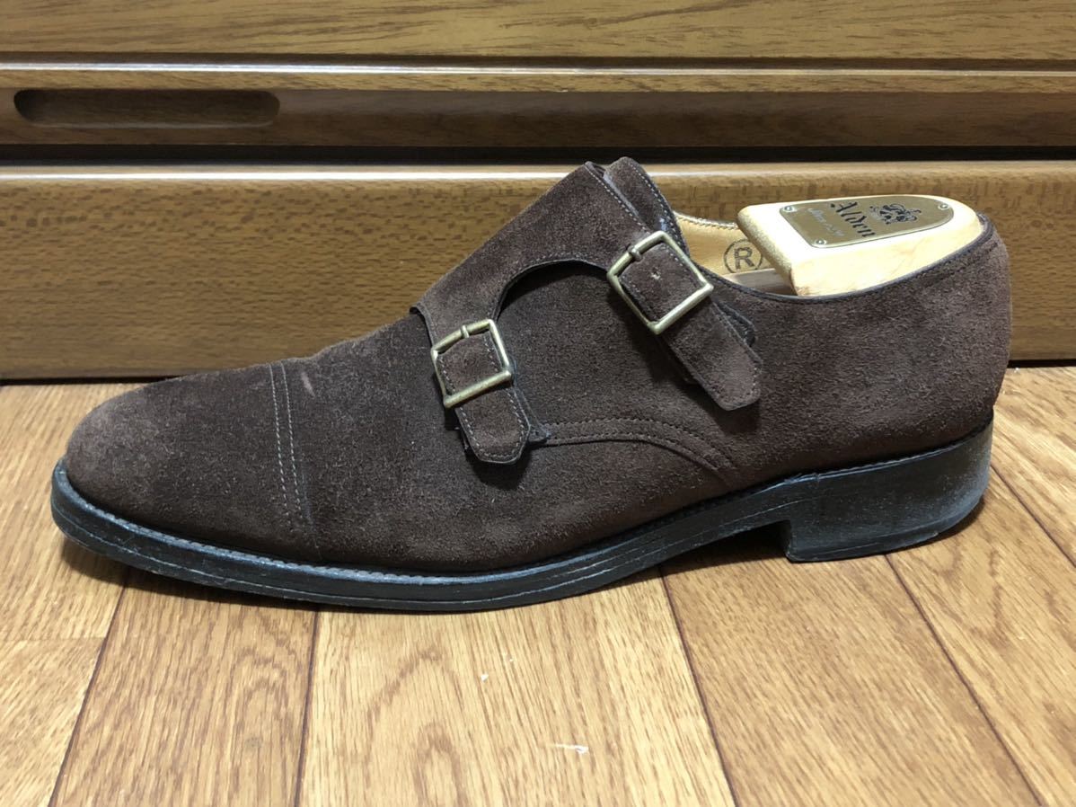 ジョンロブ ウィリアム 7E 9795 JOHNLOBB WILILIAM 6.5 7.5 ブラウン 茶色 スエード 7000 8000 8695_画像4