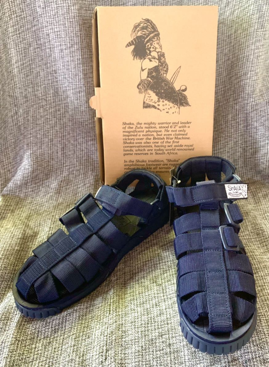 ヤフオク! - SHAKA サンダル SHIPS 別注 オールネイビー 2...