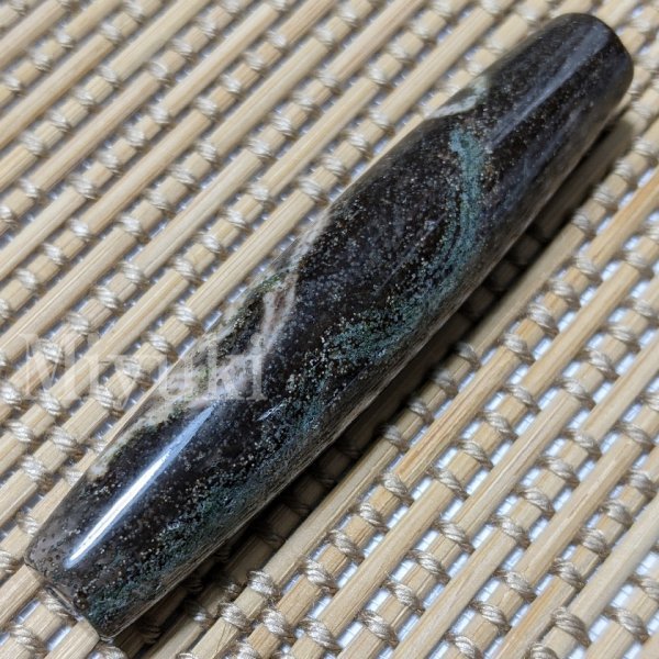 御幸天珠 Z07427 珍品 鳳凰眼天珠 79x16mm 鳳眼天珠 鳳凰 稀少 レア 八眼天珠