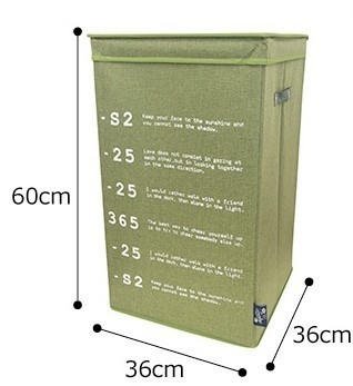  open laundry BOXokato70L height 60x width 36x depth 36cm green 