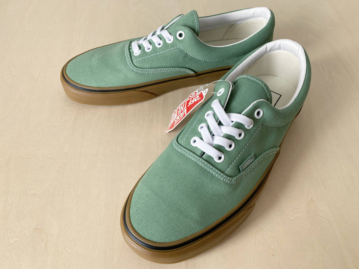 29cm green Vans ela chewing gum sole VANS ERA GUM BASIL/TRUE WHITE US11/29cm VN0A54F19M0