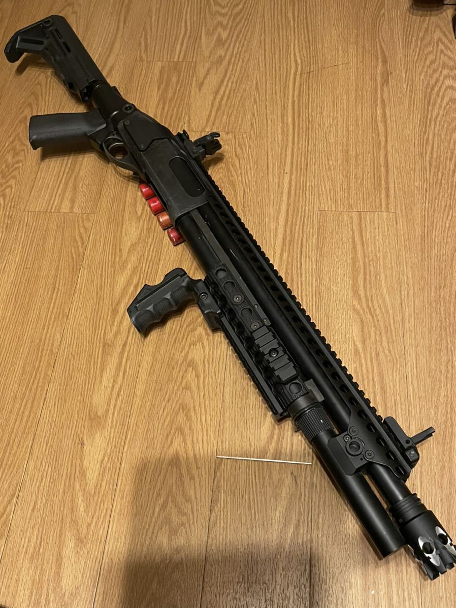 大注目】 東京マルイM870タクティカル外装カスタム トイガン