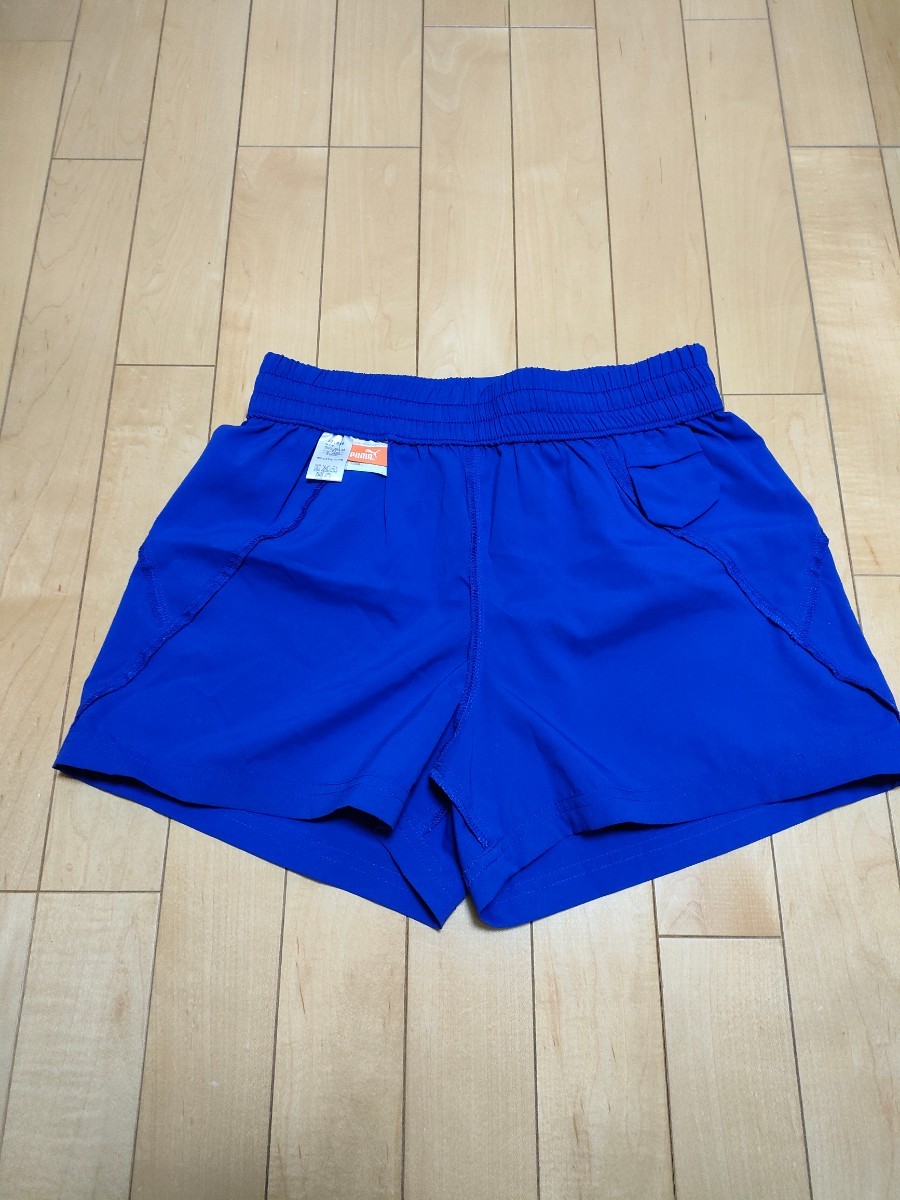 【美品】プーマ puma レデイース ランニングパンツ ジョギングパンツ Sサイズ ブルー