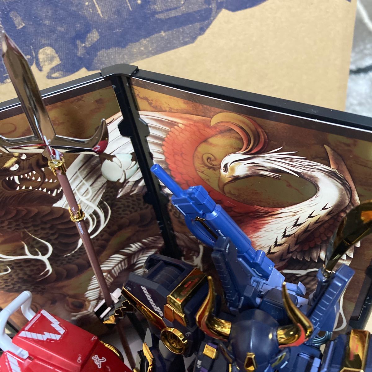 MG 武者ガンダム 戦国の陣、武者ガンダム Mk-2 完成品 ジャンク lram