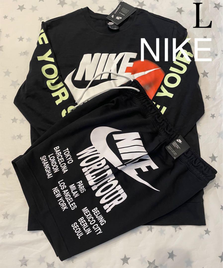 NIKE ナイキ セットアップ 上下セット ロングTシャツ ハーフパンツ