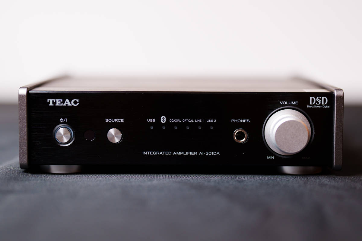 使用3分のみ】TEAC USB DAC/ステレオプリメインアンプ AI-301DA-SP/B