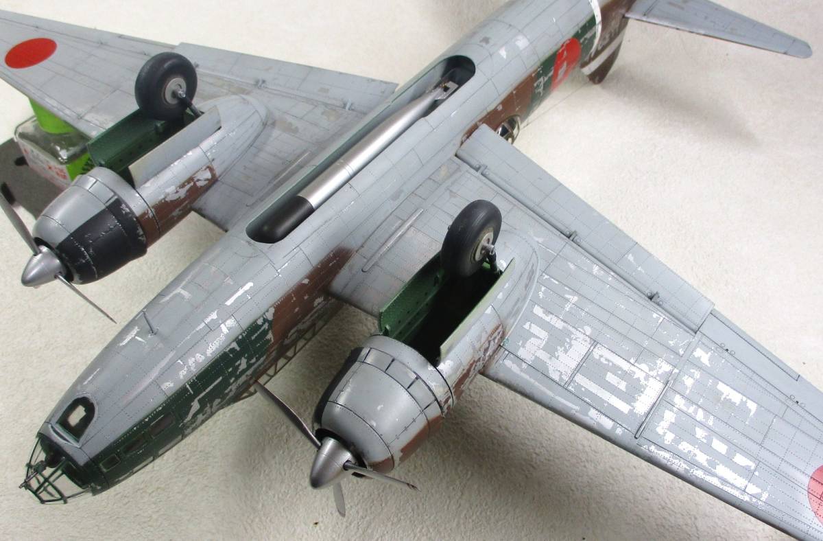 日本海軍 一式陸上攻撃機11型 タミヤ1/48 完成品 模型、プラモデル 日本海軍 一式陸上攻撃機11型 タミヤ1/48 完成品 模型、プラモデル