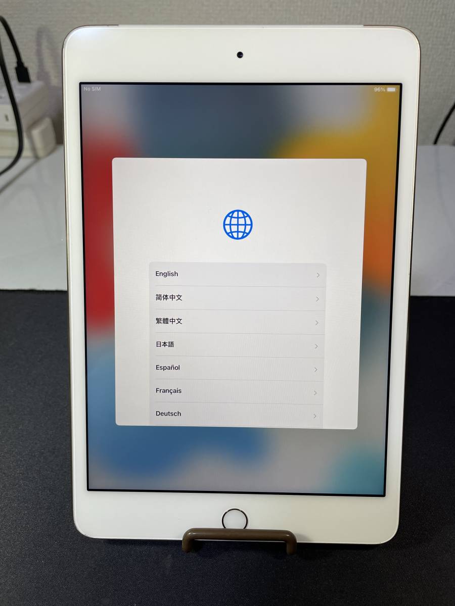 iPad mini4 ゴールド 128GB 7.9inch ソフトバンク iOS15.3 WiFi+