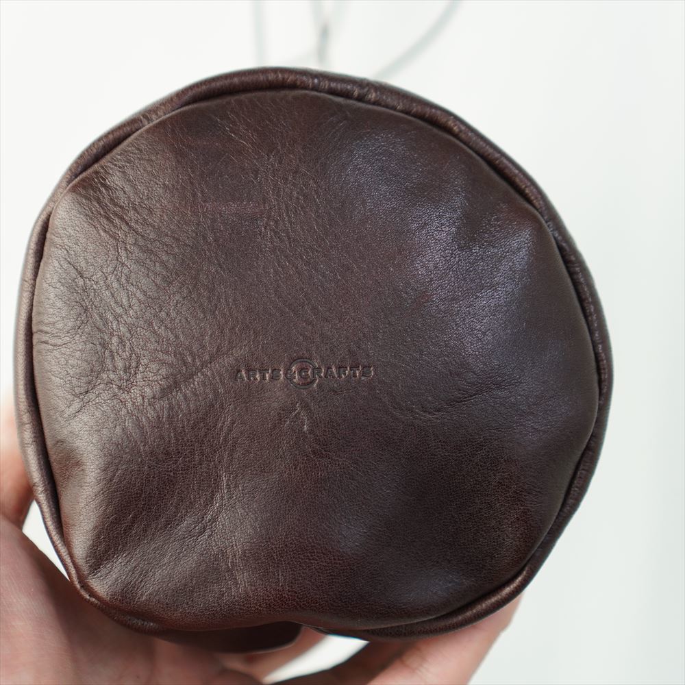 ARTS&CRAFTa-tsu& craft кожа порт кожа сумка сумка Brown сделано в Японии 