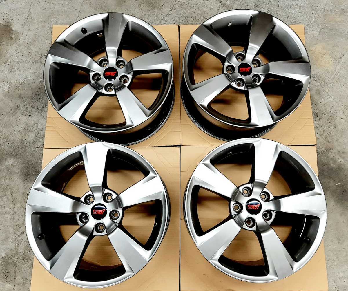 美品】スバル WRX STI 純正 18インチ ホイール 4本セット【レヴォーグ