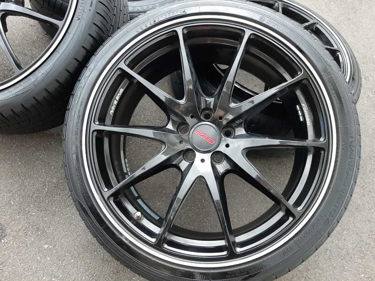 在庫処分セール RAYS G25 PCD100.5穴 18インチ 8J pcd100 5穴+45 18