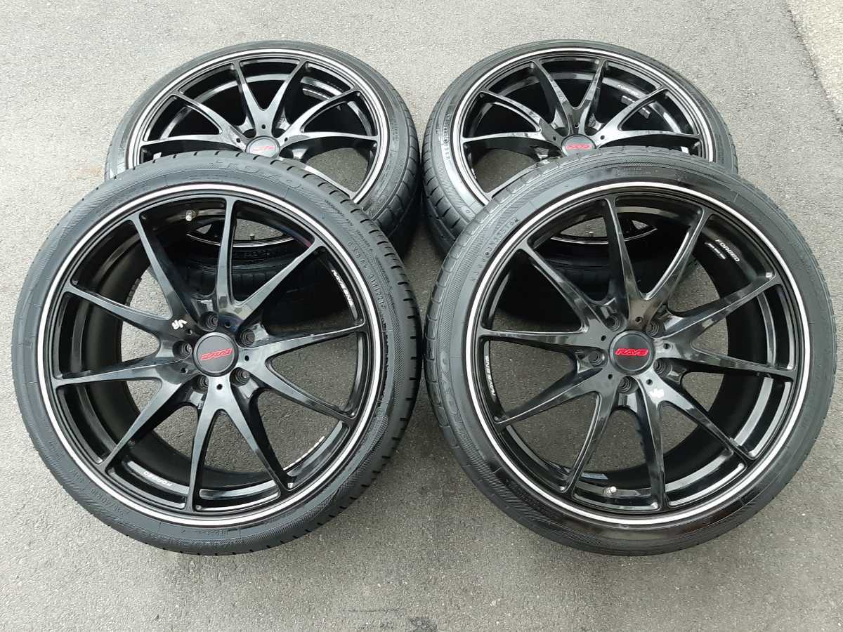 在庫処分セール RAYS G25 PCD100.5穴 18インチ 8J pcd100 5穴+45 18