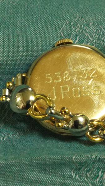 大珍品1910年代シーマ純金9K手巻きスモセコ貴重ダイヤルスケルトン針_画像3