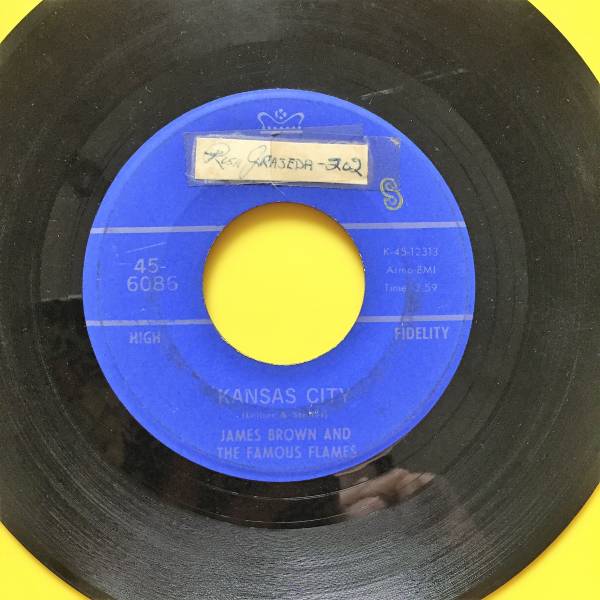 James Brown And The Famous Flames - Kansas City / Stone Fox funk 45 USorg WILBERT HARRISON
