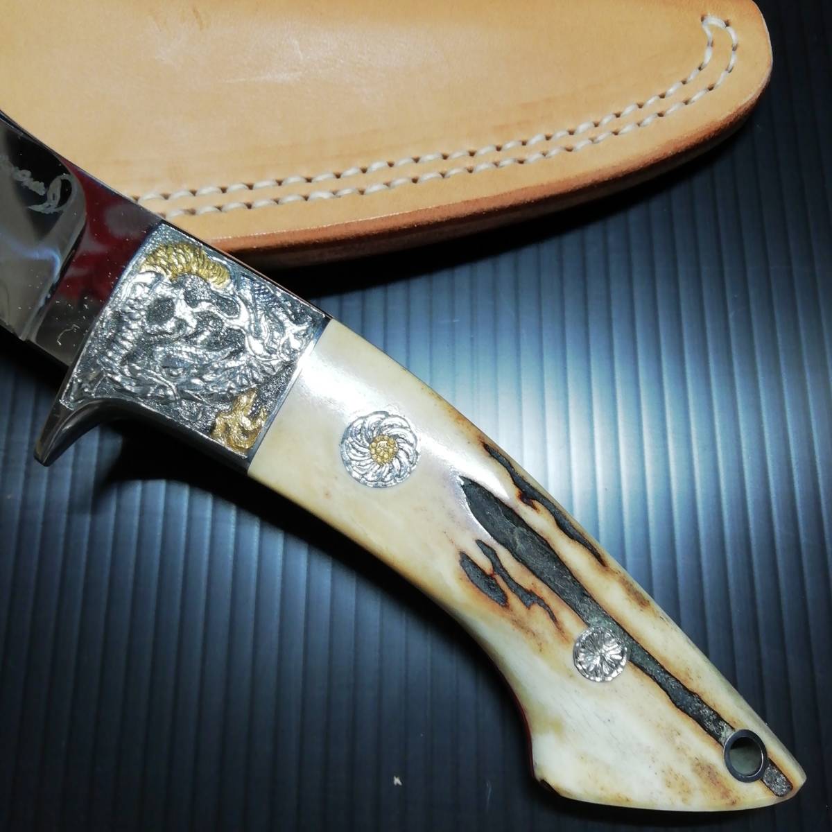 カスタムナイフ Hajime knife 高知 オリジナル ハンドメイド 金 カスタムナイフ Hajime knife 高知 オリジナル ハンドメイド 金