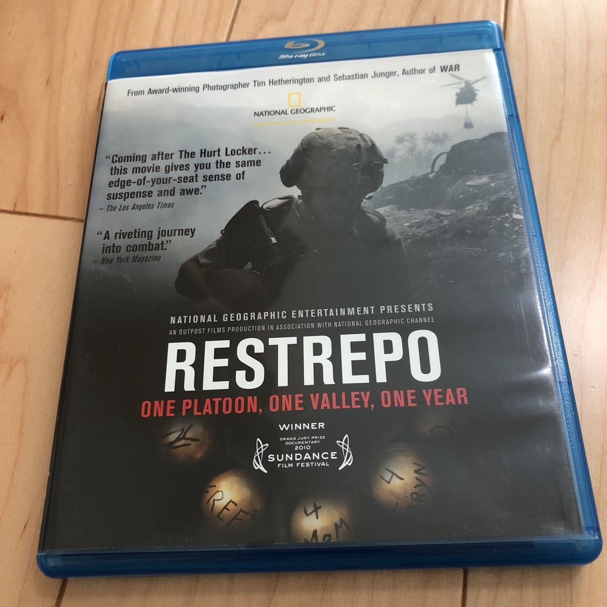 海外Blu-ray restrepo レストレポ前哨基地 アフガニスタン戦争 m4 m249 アメリカ軍 米軍_画像1