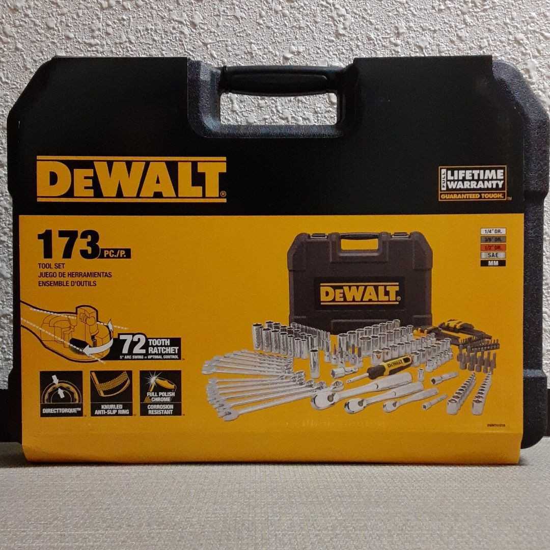 新品未開封】DEWALT(デウォルト)173ピース工具セット メカニックツール