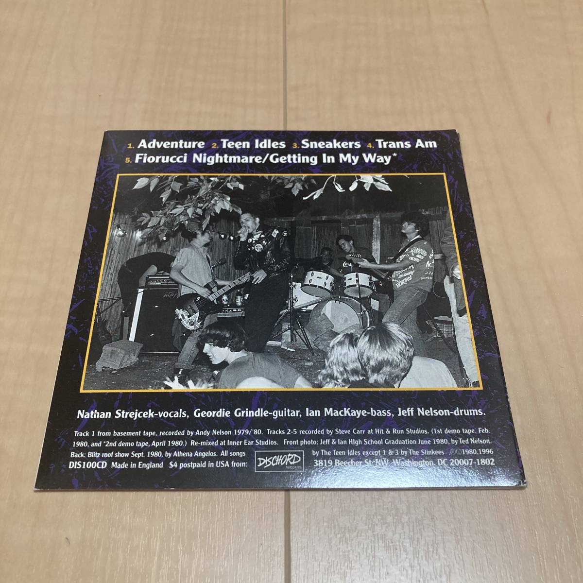【The Teen Idles - Anniversary】minor threat