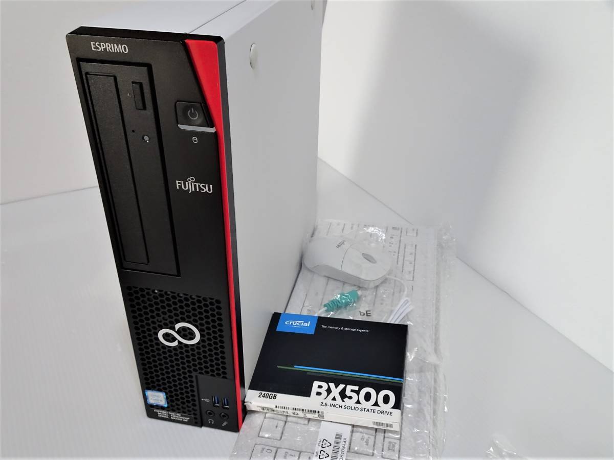 カード ヤフオク! ESPRIMO D587/RX/Corei5 7500... - 富士通 げます
