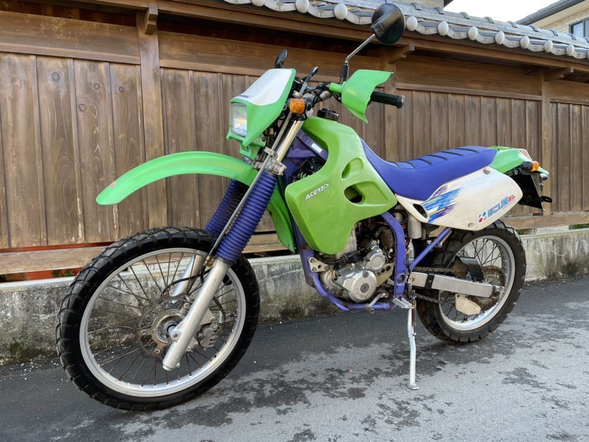 機関良好！カワサキ KLX250 LX250E オフロード 1スタ (検 KLX KDX XL