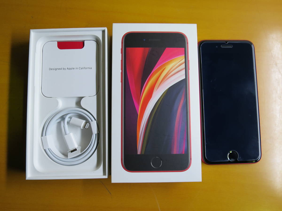 スマートフォン/携帯電話 スマートフォン本体 値下げ iPhone SE 第2世代Red 64 GB au シムフリー - library 
